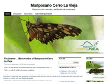 Tablet Screenshot of mariposariocerrolavieja.com